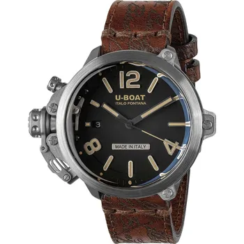 Hodinky U-Boat 8809 Capsule 45 mm SS BK BE