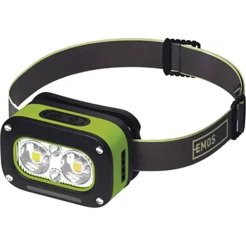 Pracovní světlo Emos P3545 LED nabíjecí čelovka P3545, 175 lm, 50 m, Li-Pol 800 mAh