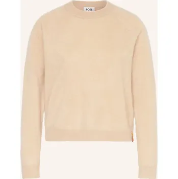 Dámský svetr Boss Dámský Svetr Feddy S Kašmírem, béžová / červená / tmavě...