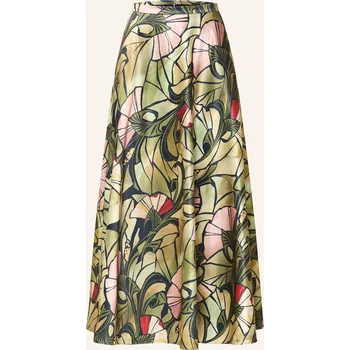 Dámská sukně Ted Baker Dámská Saténová Sukně Alhie, černá / zelená /...