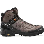 Pánská kotníková turistická obuv SALEWA-Alp Trainer 2 Mid GTX M wallnut/fluo orange Hnědá 44,5
