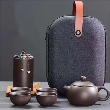 Čajová souprava Čajová sada HE 37625 Tmavě Hnědá