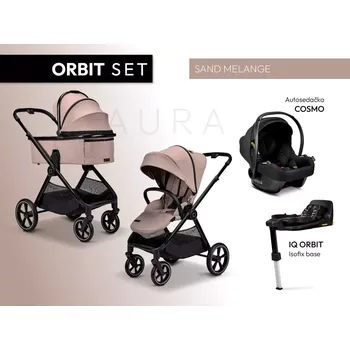 Kočárek Moon AURA - ORBIT 2026 Sand Melange