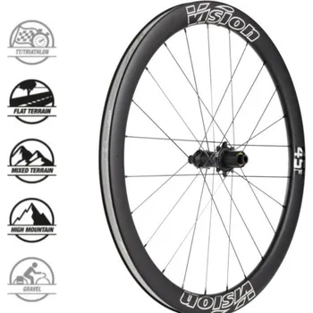 Ráfek na kolo Vision zapletená kola METRON45 SL Silver Edition DB-CL CH-TL SH