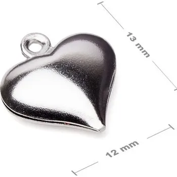 Přívěsek Přívěsek z chirurgické oceli 316L srdce