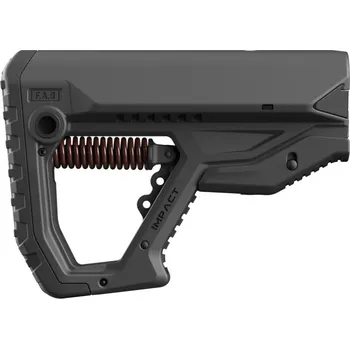 FAB Defense GL-CORE IMPACT - Pažba se zabudovaným absorberem zpětného rázu - černá