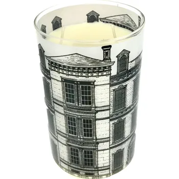 Svíčka Svíčka ve skle 9x15 cm dům