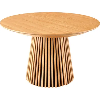 Jídelní stůl INVICTA INTERIOR Jídelní stůl VALHALLA WOOD – kulatý / přírodní dub / 120–160–200 cm