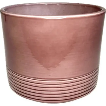 Obal válec Rille pr.14 cm melanž Lasur keramický