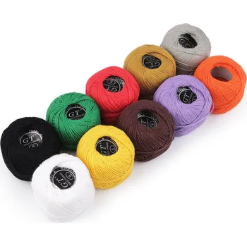 Nit Bavlněná příze (8g) - 10ks mix