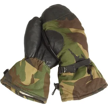 Rukavice Rukavice holandské palcové s kůží DPM použité Rukavice holandské palcové s kůží DPM použité vel. 10