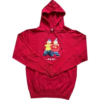 Mikina Pat a Mat červená stojící Velikost: M Vánoční akce