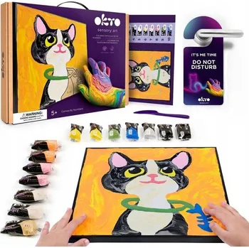 Kreativní sada Malování podle čísel "Kočka" 29*29 cm, 20028