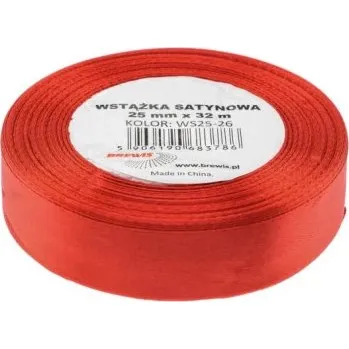 Stuha Brewis Atlasová stuha 25 mm červená - 26 547703