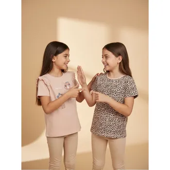 Dívčí oblečení Sinsay - Sada 2 triček - vícebarevná - 494FV-MLC - 494FV-MLC-104