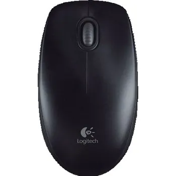 Počítač Logitech B100/Kancelářská/Optická/800 DPI/Drátová USB/Černá 910-003357