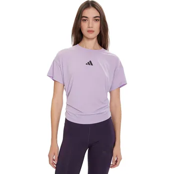 Dámské tréninkové triko s krátkým rukávem ADIDAS-Power Tee POWPLU Fialová S