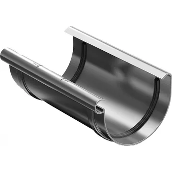 okap Plastová spojka žlabu Gutta Aqua 125 mm, antracit