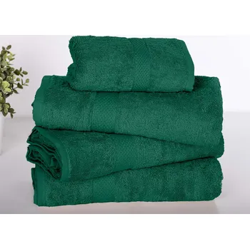 Ručník XPOSE® Froté osuška VERONA - smaragdově zelená 100x180 cm, Froté + Prodloužená možnost vrácení zboží do 50 dnů