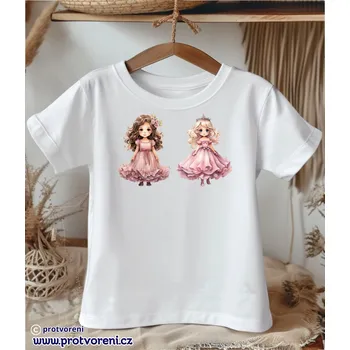 Chlapecké oblečení Trička s potiskem Tričko s potiskem, dětské, PRINCEZNY, 1 ks zvolte VELIKOST textilu ZDE:: 5/6 let Beagle