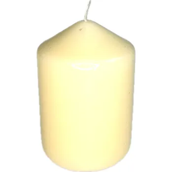 Svíčka Svíčka válec krémová 8/11,5 cm