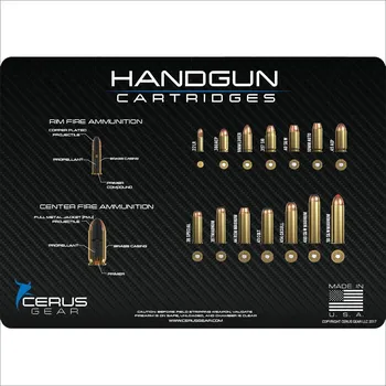 Čištění zbraně Cerus Gear MAT-AMMO-BLK - Podložka pro čištění zbraní - různé druhy střeliva