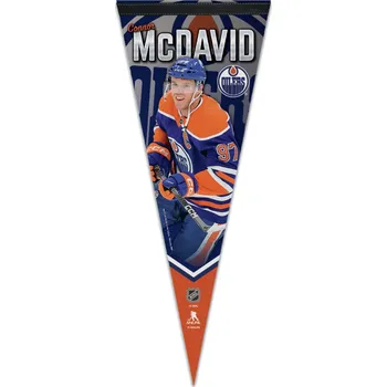 Vlajka Wincraft Vlajka Connor McDavid Edmonton Oilers NHL Premium Pennant