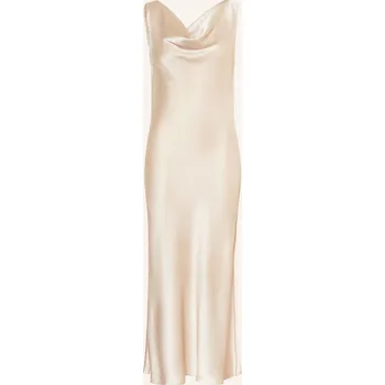 Dámské šaty Ted Baker Dámské Koktejlové Šaty Miinta, béžová, 40