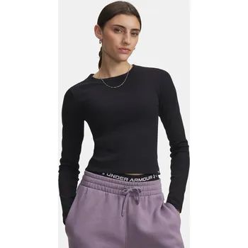 Dámské tričko Dámské tričko Under Armour UA Rival Long Sleeve-BLK 1390330-001 Černá XS