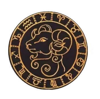 Nášivka Nažehlovací nášivka - zvěrokruh BERAN (8,0 x 8,0 cm)