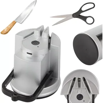 Elektrický ostřič nožů a nůžek s technologií motorového broušení s USB nabíjením - VERK