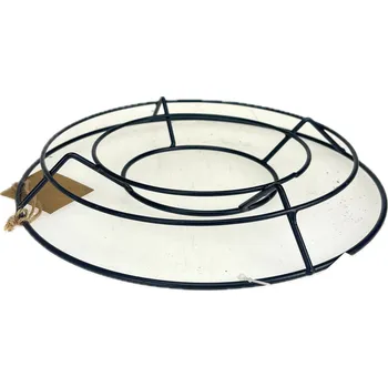 Věnec Věnec korpus kovový černý pr. 24 cm