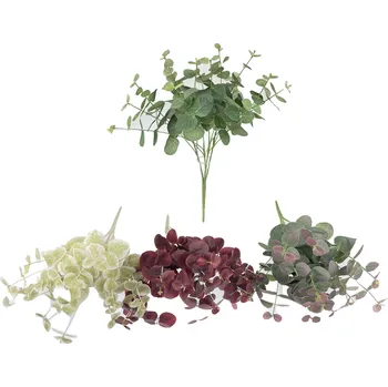 umělá květina Eukalyptus X4 - 45 cm mix barev Barva: Bordo