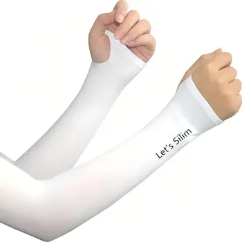 Cyklistické oblečení Elastické rukávy - Biela