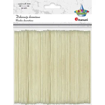 Malířská špachtle Špachtle dřevěné, přírodní, 150x18x1,6 mm, 70ks/bal.