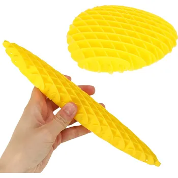 Gadget Smyslová antistresová natahovací hračka Fidge Worm žlutá