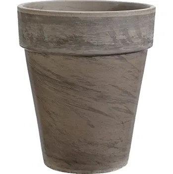 Květináč Květináč terakota basalt XL pr.31 cm, v.37 cm