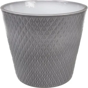 Květináč Květináč Harlekin pr.14 cm šedivý Lasur