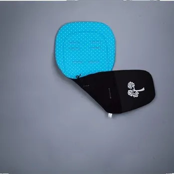 Kidiloo Podložka do kočárku Britax - Bílý Puntík Na Tyrkysové
