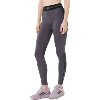 Dámské legíny Dámské legíny ADIDAS-HYG RIB 1/1 L GRESIX/BLACK Šedá XS