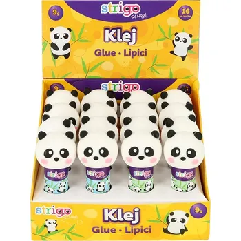 Strigo Lepící tyčinka STRIGO 8g Panda ,balení 16 ks 509973
