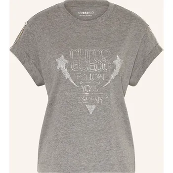 Dámské tričko Guess Dámské Tričko S Ozdobnými Kamínky, šedá, 38