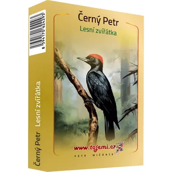 Karetní hra Mičánek Karty Černý Petr Lesní Zvířátka 600228