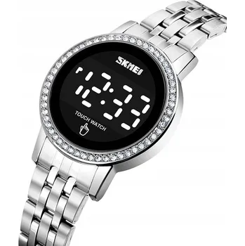 Hodinky Dámské elektronické hodinky SKMEI s datem, černé LED