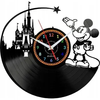 Hodiny WALT DISNEY HODINY NÁSTĚNNÉ DEKORATIVNÍ MODERNÍ VINYLOVÁ DESKA