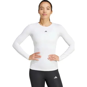 Dámské tričko Dámské tréninkové triko s dlouhým rukávem ADIDAS-TF LS T WHITE Bílá XS