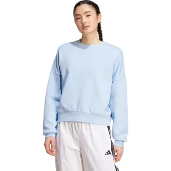 Dámská mikina Dámská zateplená mikina ADIDAS-W SL FC SWT GLOBLU/WHITE Modrá S