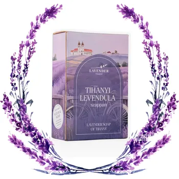 Mýdlo Tuhé mýdlo v krabičce Levandule 100g LAVENDER TIHANY