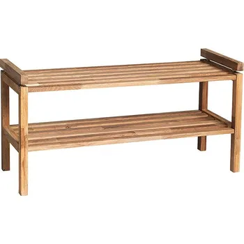 Rowico Dřevený botník Confetti, masiv dub, 80 × 40 cm, hnědý