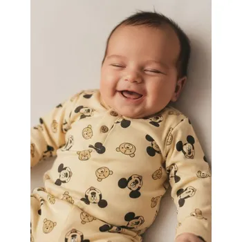 Oblečení a móda Sinsay - Bavlněné body Mickey Mouse - krémová - WJ077-01X - WJ077-01X-62